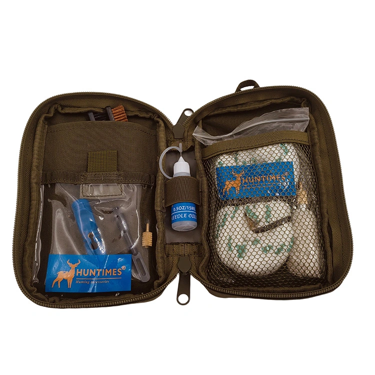 12GA pistola garbitzeko kit poltsa eta sokarekin