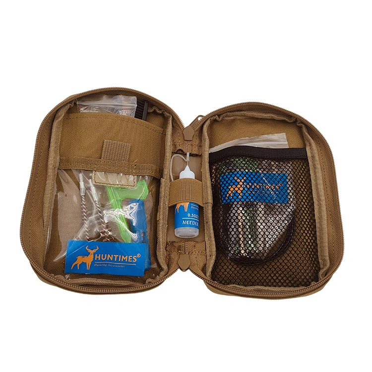 5,56mm 223 Cal Cal Garbiketa Kit Pouch eta Soka-rekin