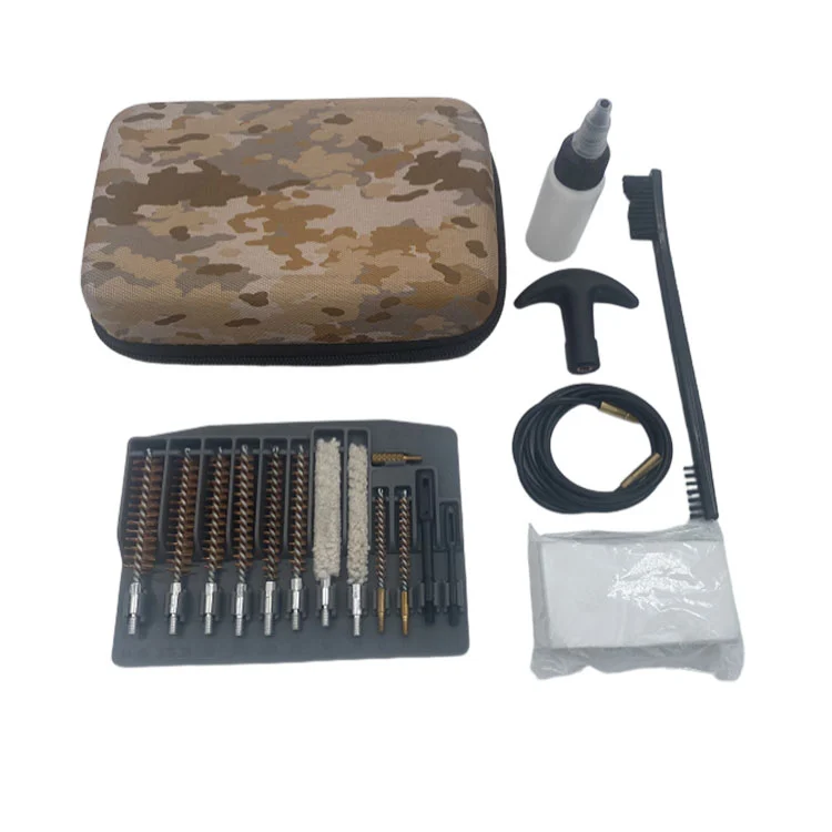 Rifle Cleaning Kit With Camo Case